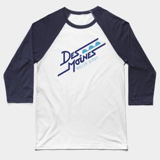 DMRD 2-Color Blue Logo Baseball T-Shirt